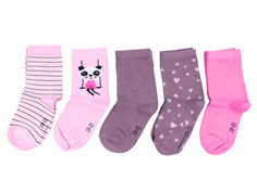 Name It phlox pink mix socks (5-pack)